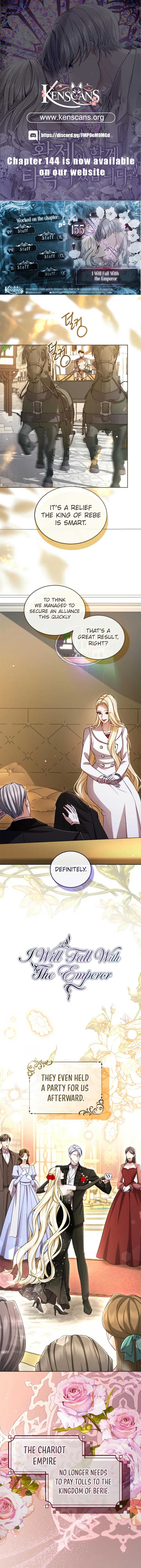 ‏I Will Fall With The Emperor Chapter 135 - Page 1