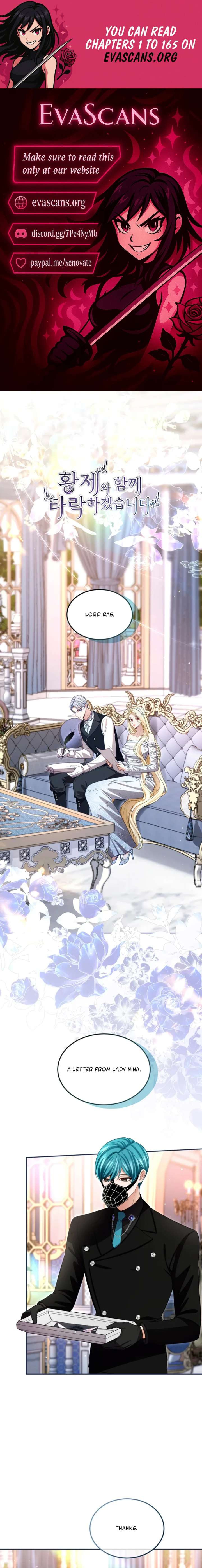 ‏I Will Fall With The Emperor Chapter 159 - Page 1