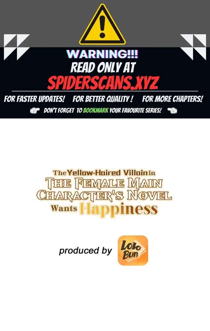 The Yellow-Haired Villain in Female Main Character’s Novel Wants Happiness Chapter 50 - Page 1