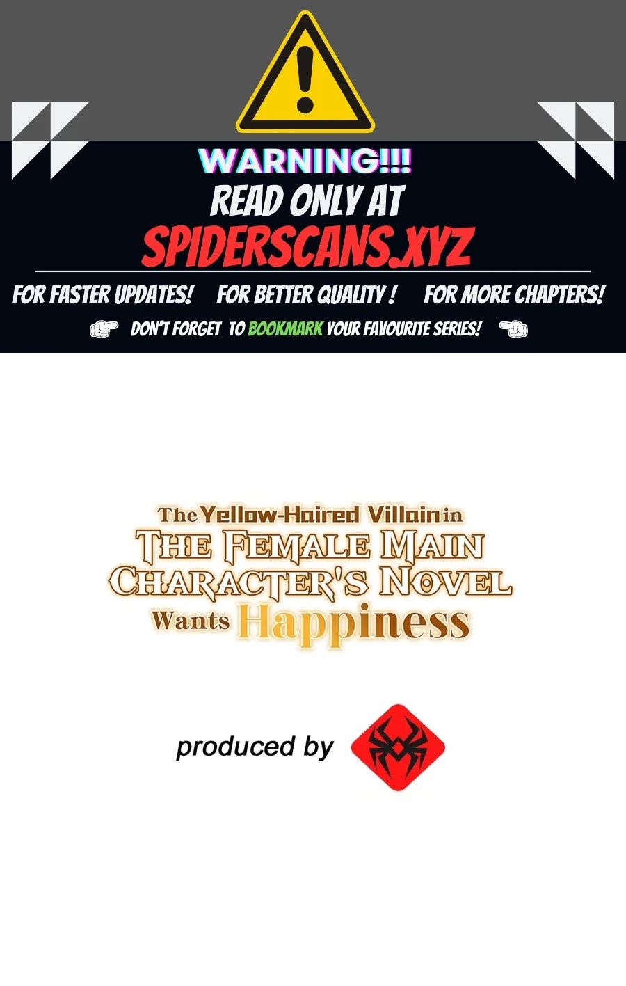 The Yellow-Haired Villain in Female Main Character’s Novel Wants Happiness Chapter 51 - Page 1