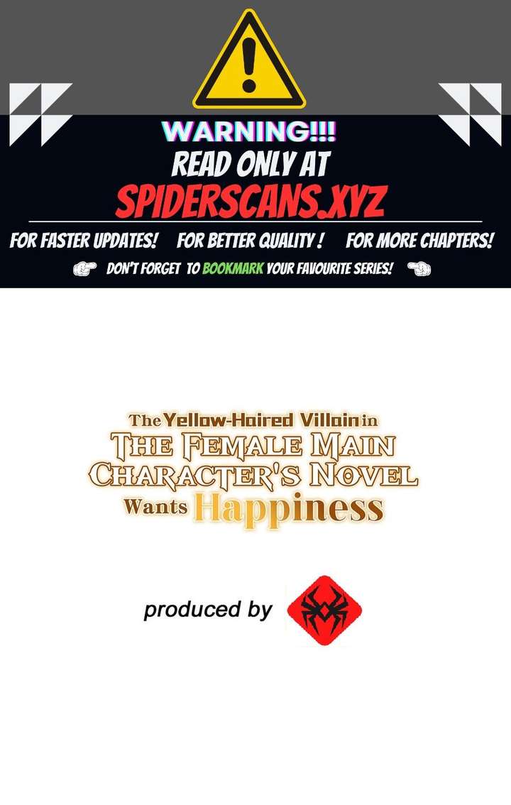 The Yellow-Haired Villain in Female Main Character’s Novel Wants Happiness Chapter 52 - Page 1