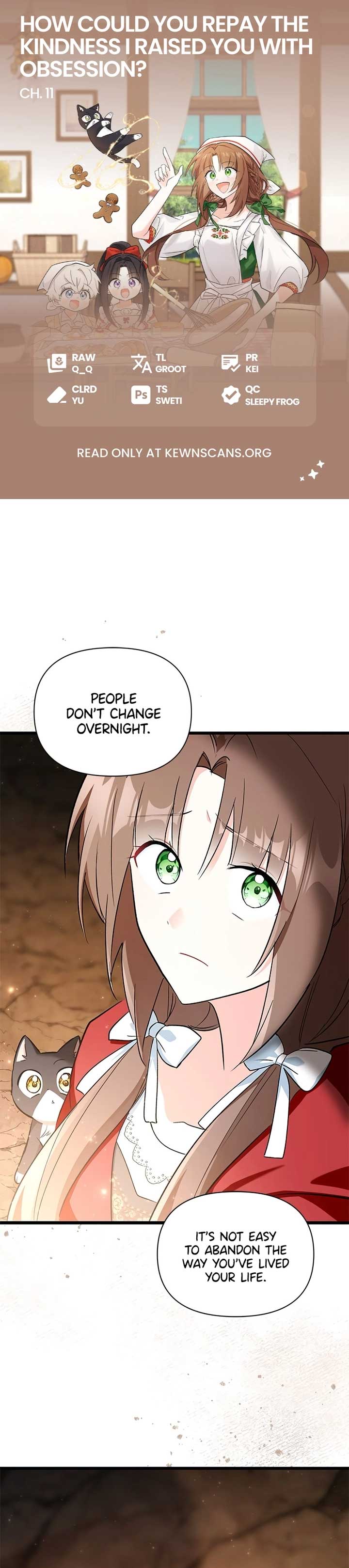 I’m Repaying The Kindness That Raised Me With Obsession Chapter 11 - Page 1