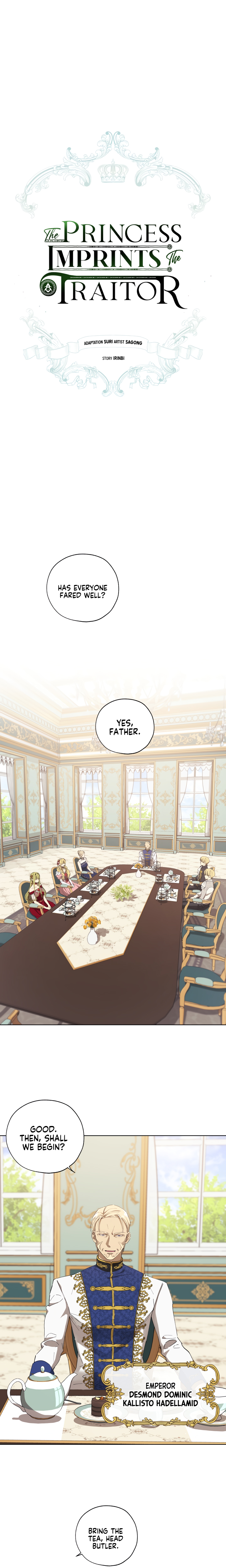 The Princess Imprints a Traitor Chapter 8 - Page 1