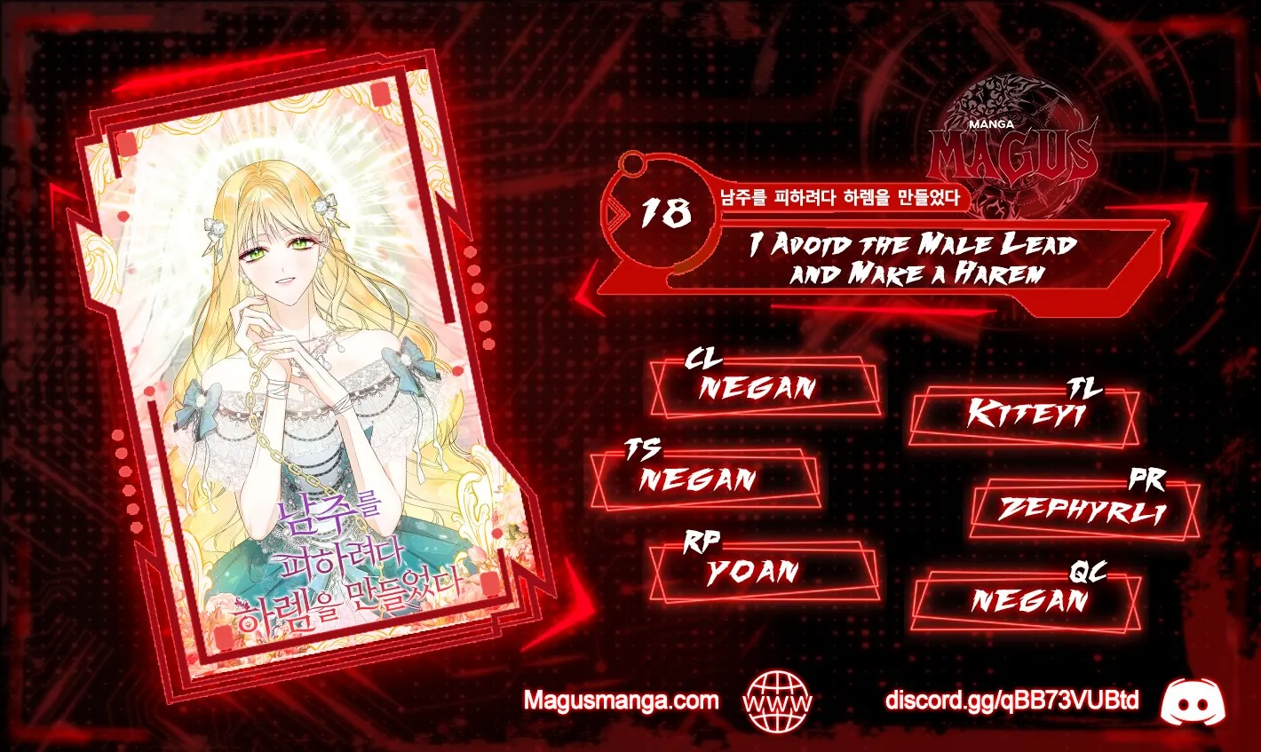 I Created a Harem to Avoid the Male Lead Chapter 18 - Page 0