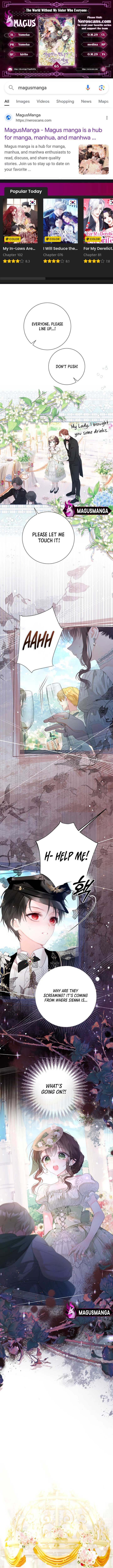 The World Without My Sister Who Everyone Loved Chapter 65 - Page 1