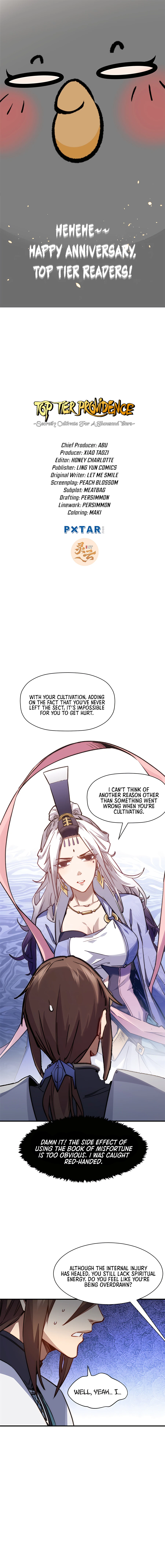 Top Tier Providence: Secretly Cultivate for a Thousand Years Chapter 122 - Page 1