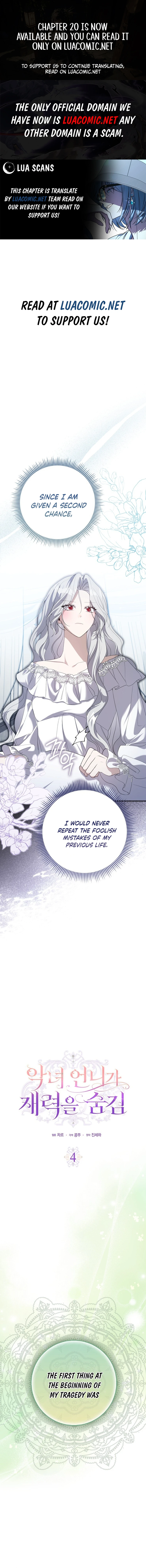 The Villainess Hides Her Wealth Chapter 4 - Page 1