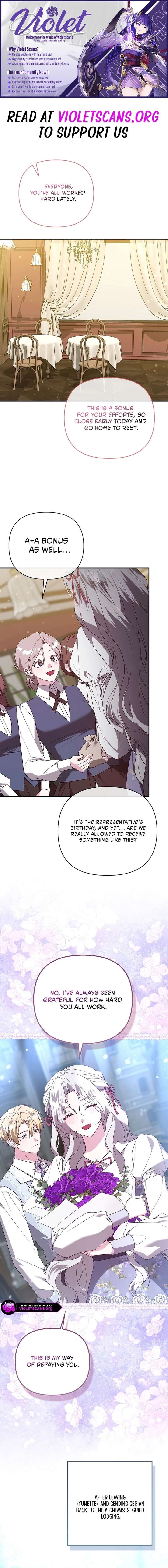 The Villainess Hides Her Wealth Chapter 59 - Page 1