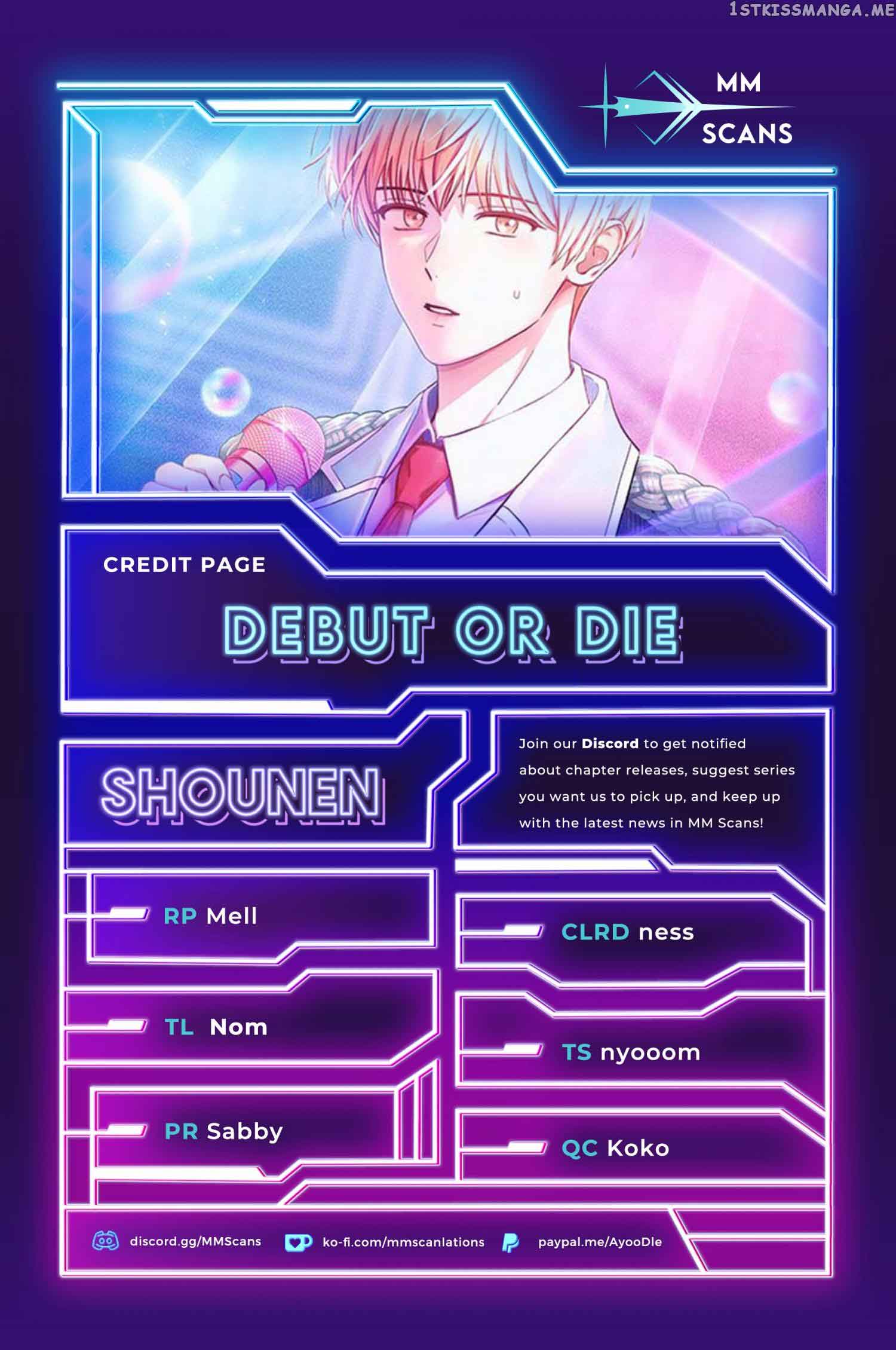 Debut or Die Chapter 33 - Page 1