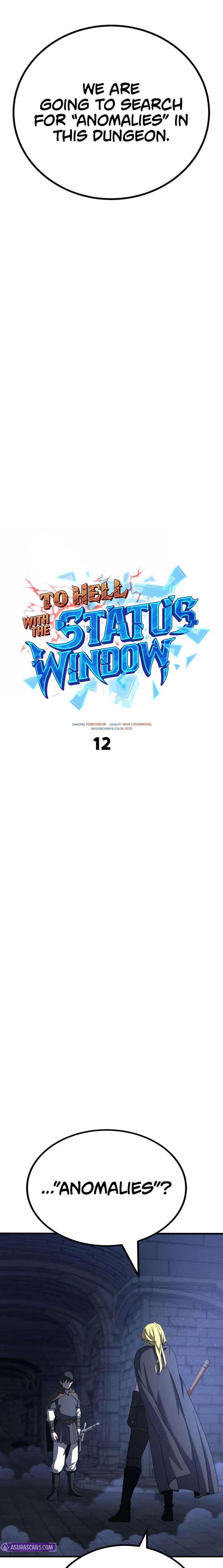 To Hell With the Status Window Chapter 12 - Page 12