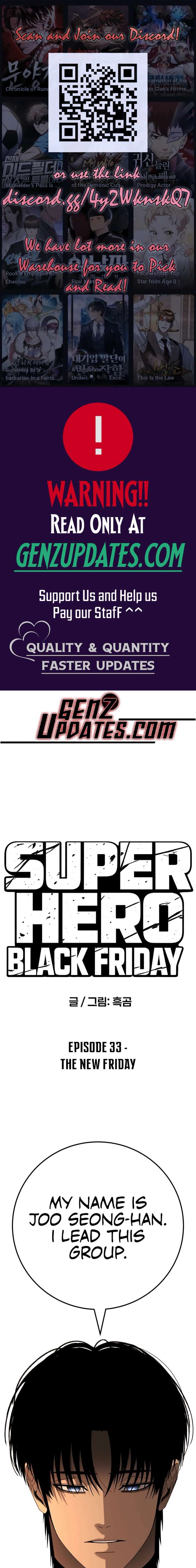 Super Hero: Black Friday Chapter 33 - Page 1