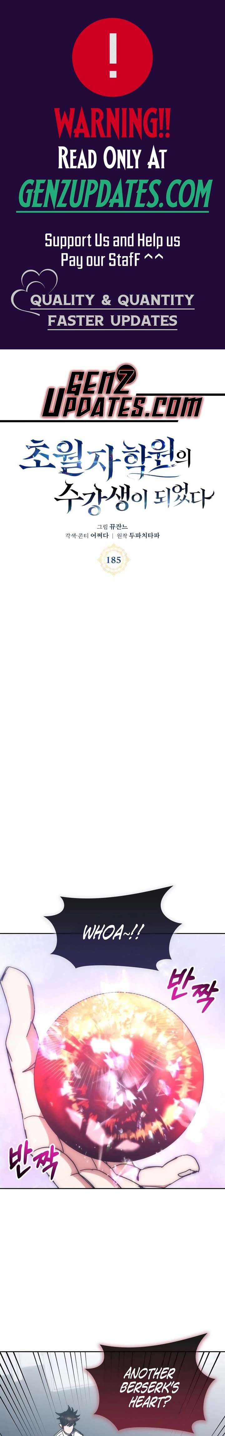 Transcension Academy Chapter 185 - Page 1