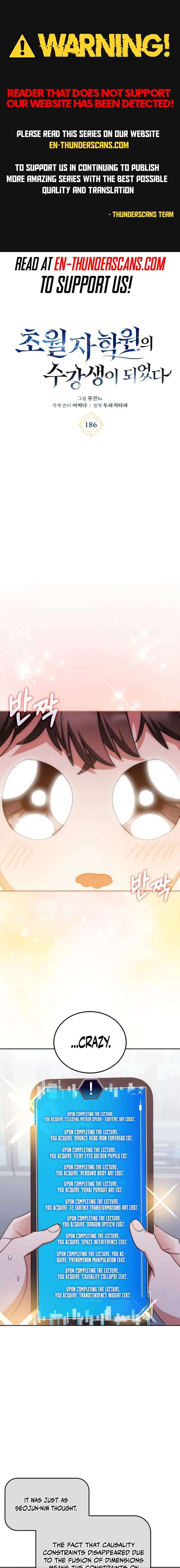 Transcension Academy Chapter 186 - Page 1