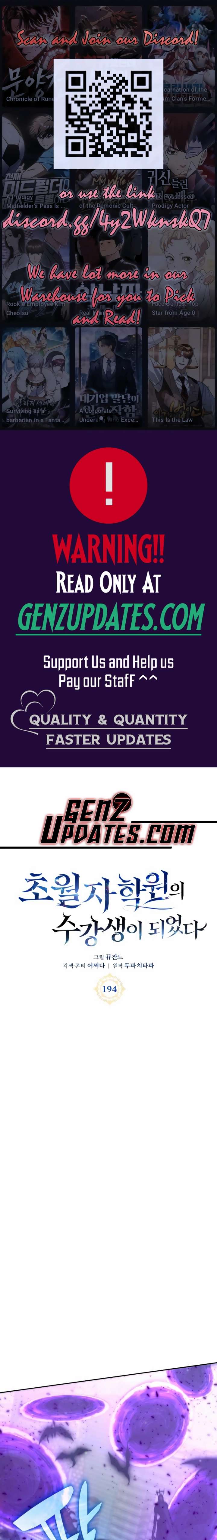 Transcension Academy Chapter 194 - Page 1