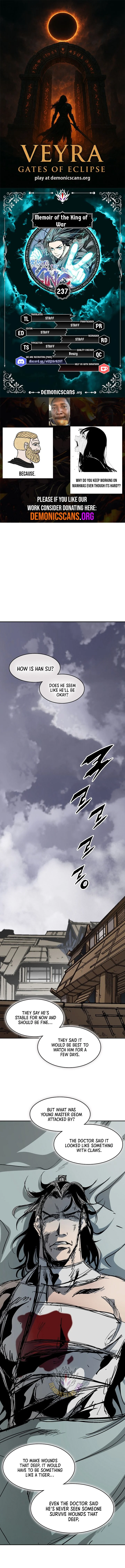 Memoir Of The God Of War Chapter 237 - Page 1