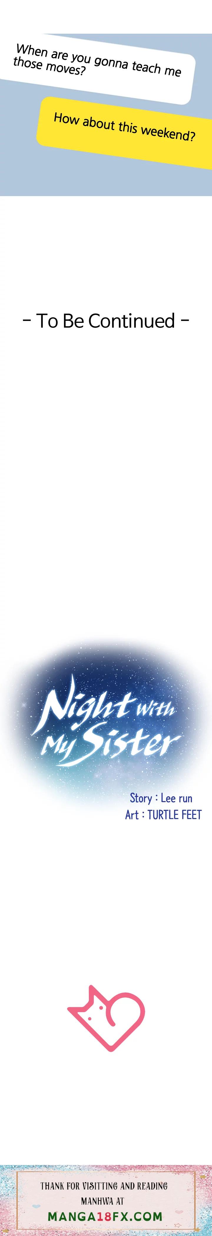 Night With My Sister Chapter 24 - Page 43