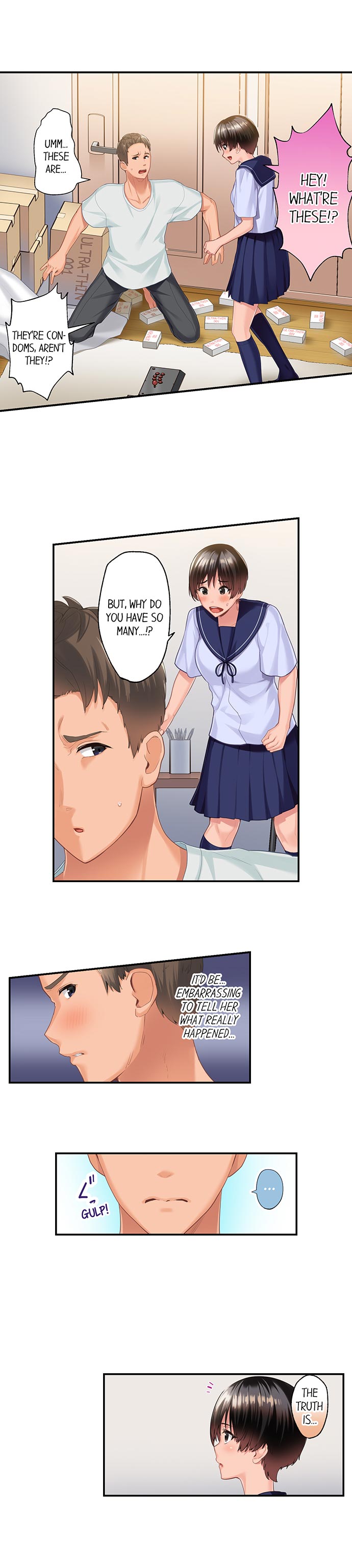 Using 100 Boxes of Condoms With My Childhood Friend! Chapter 1 - Page 7