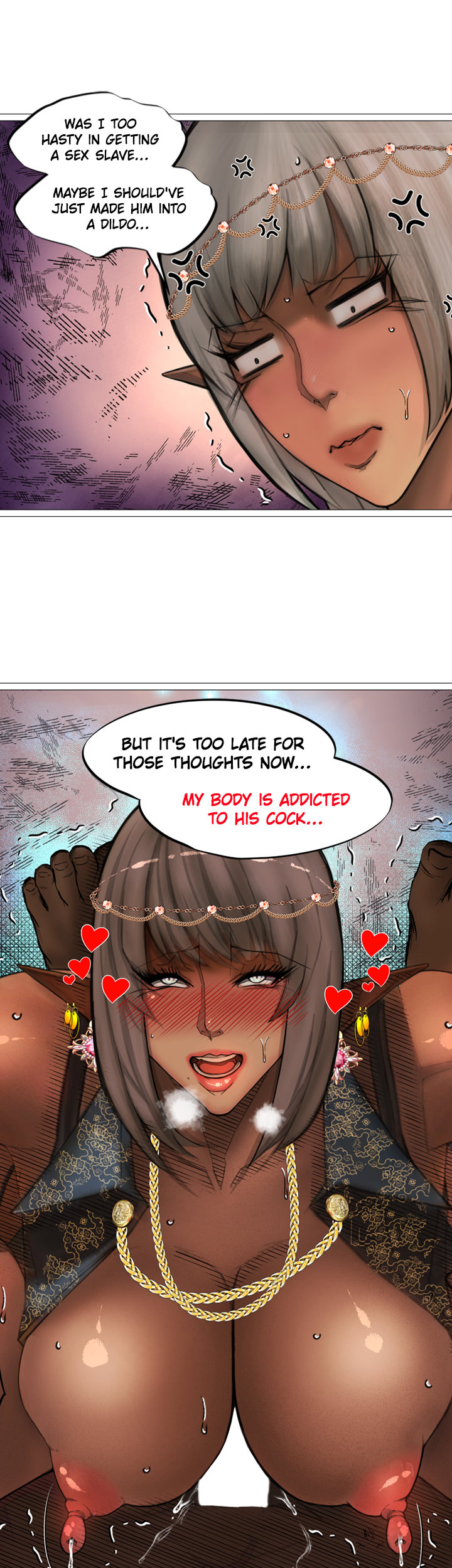 The DARK ELF QUEEN and the SLAVE ORC Chapter 19 - Page 20