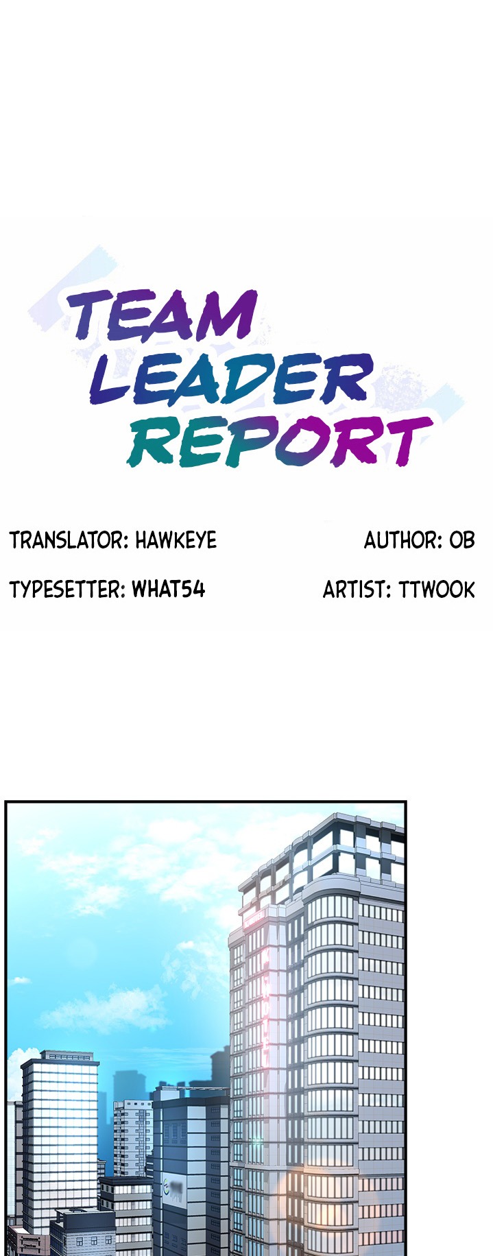 Team Leader Report Chapter 21 - Page 1