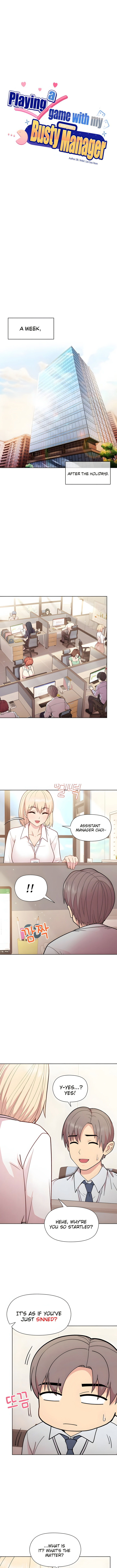 Playing a game with my Busty Manager Chapter 8 - Page 2