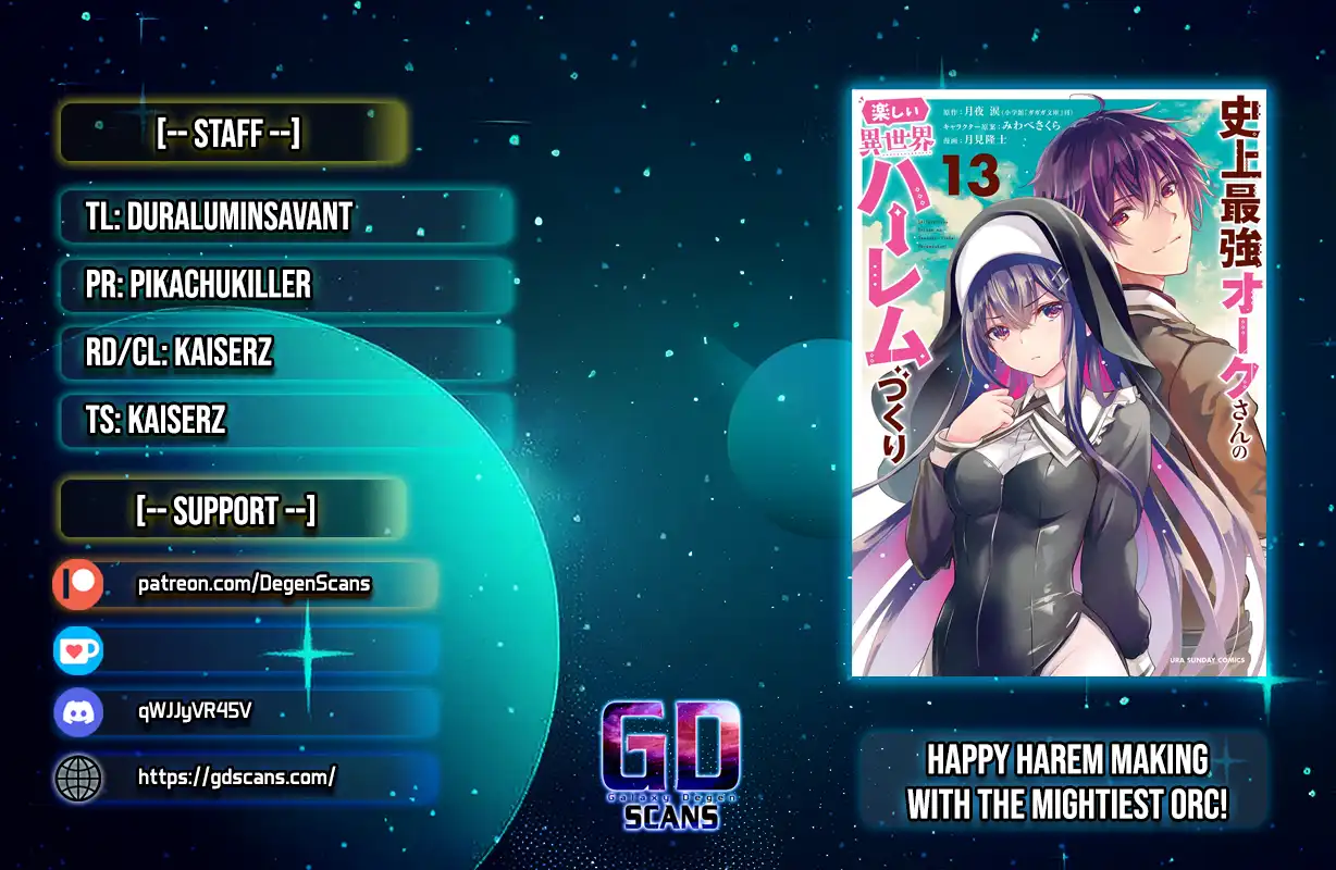 Shijou Saikyou Orc-san no Tanoshii Tanetsuke Harem Zukuri Chapter 113.2 - Page 1
