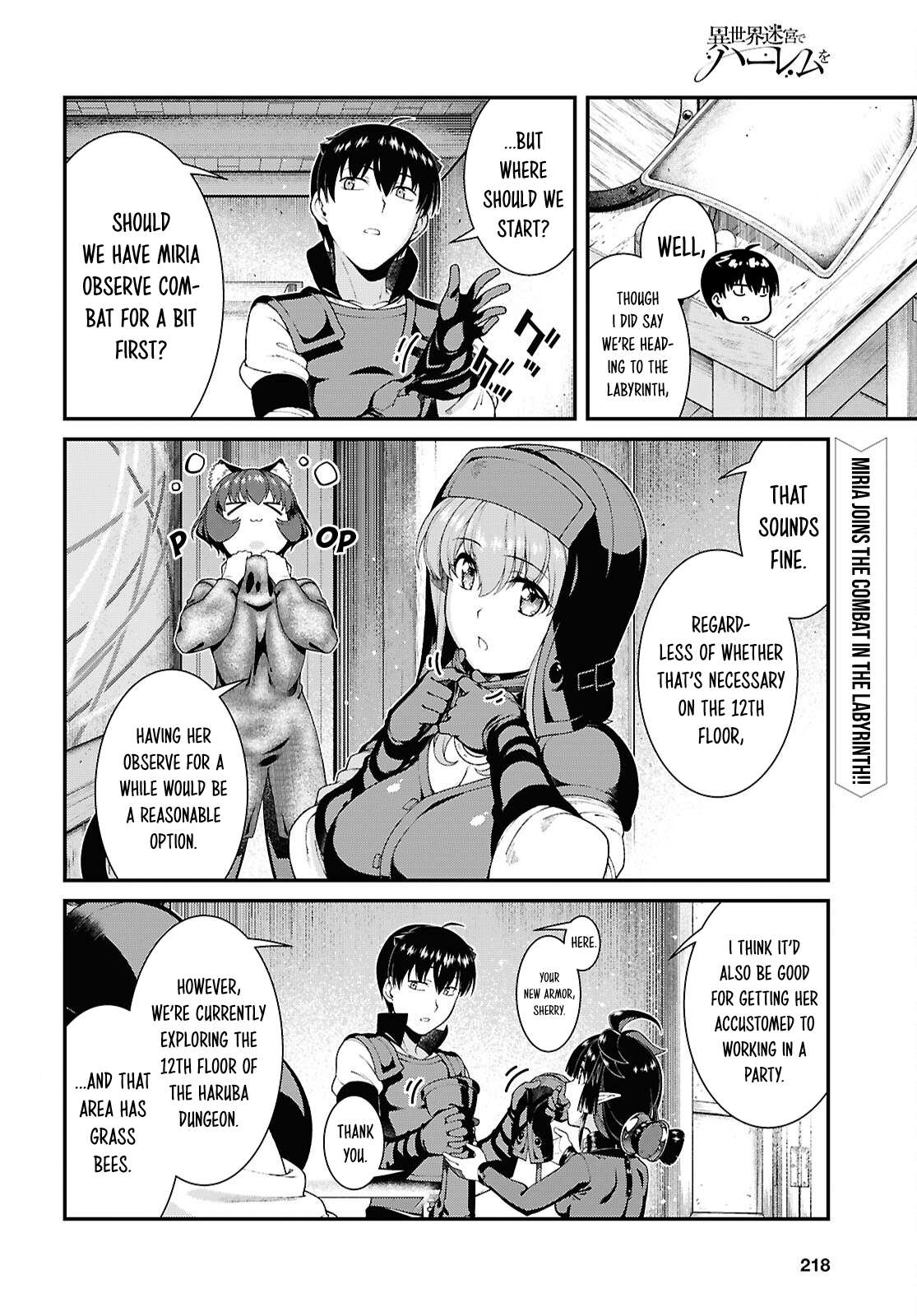 Isekai Meikyuu de Harem wo Chapter 111 - Page 3