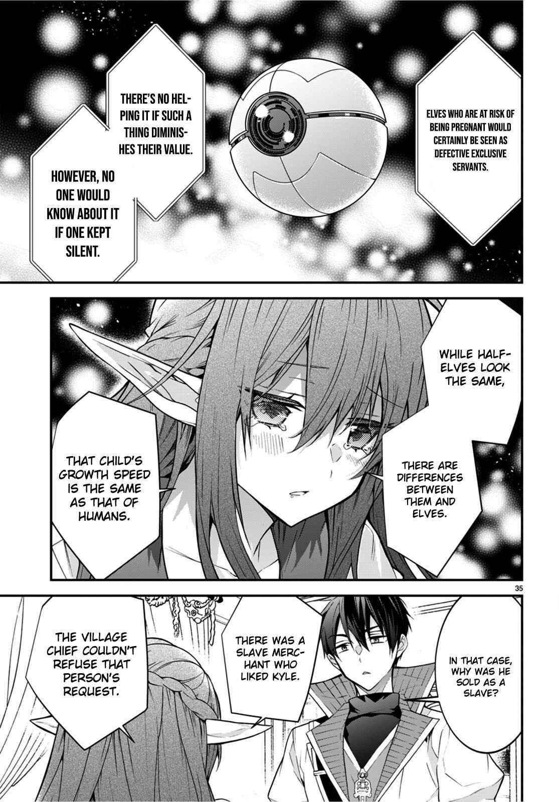 Otome Game Sekai wa Mob ni Kibishii Sekai desu Chapter 44 - Page 35