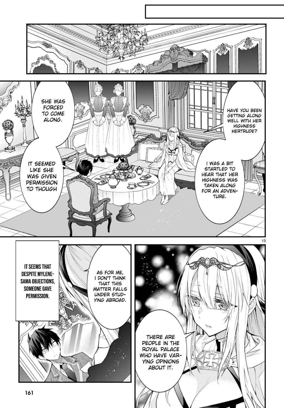 Otome Game Sekai wa Mob ni Kibishii Sekai desu Chapter 45 - Page 13