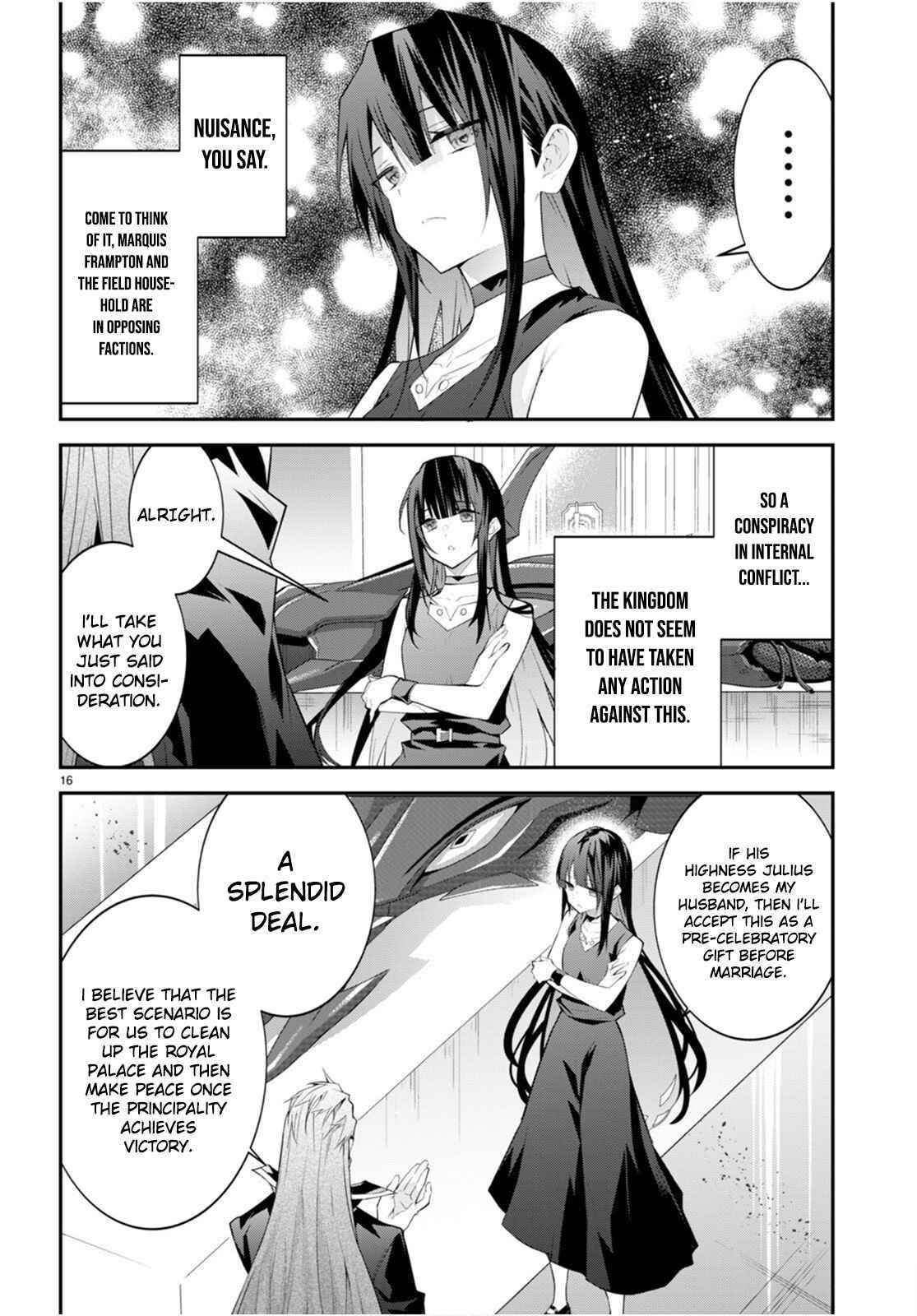 Otome Game Sekai wa Mob ni Kibishii Sekai desu Chapter 46 - Page 16