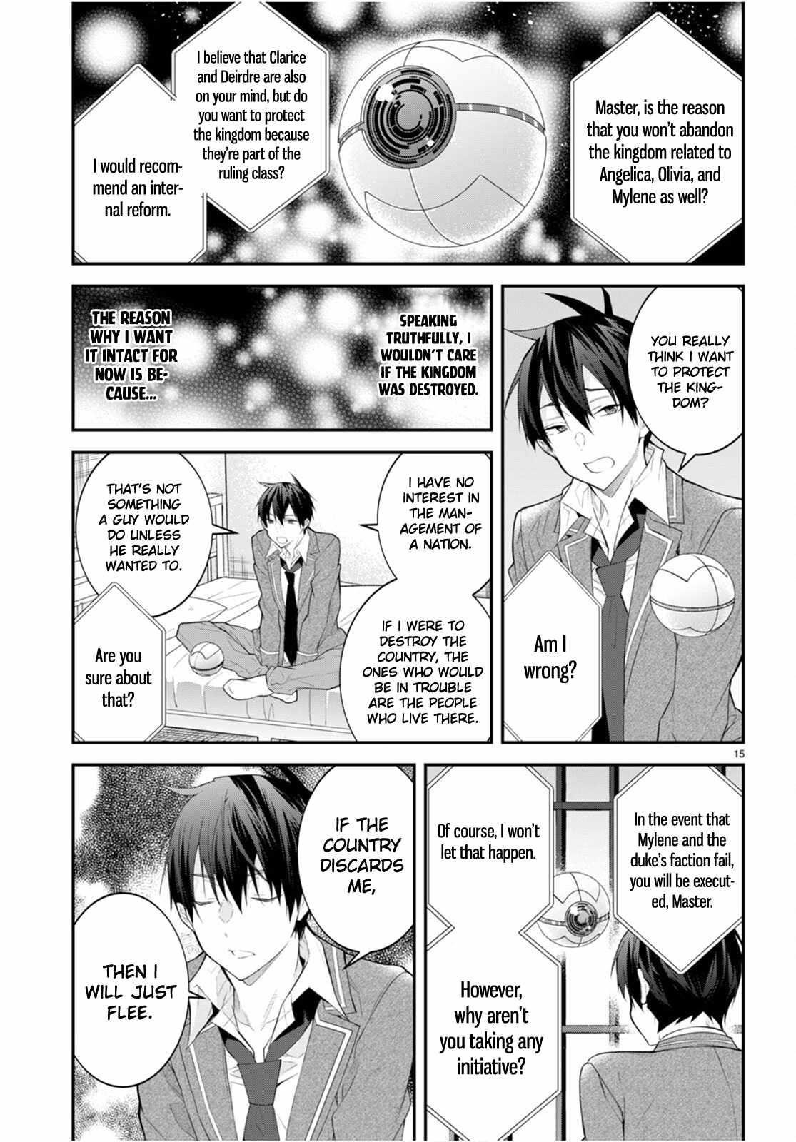 Otome Game Sekai wa Mob ni Kibishii Sekai desu Chapter 48 - Page 15