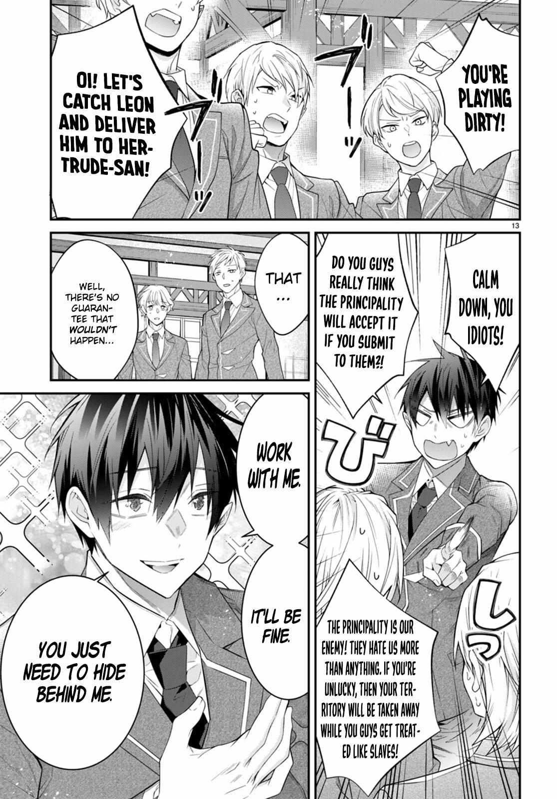 Otome Game Sekai wa Mob ni Kibishii Sekai desu Chapter 50 - Page 13