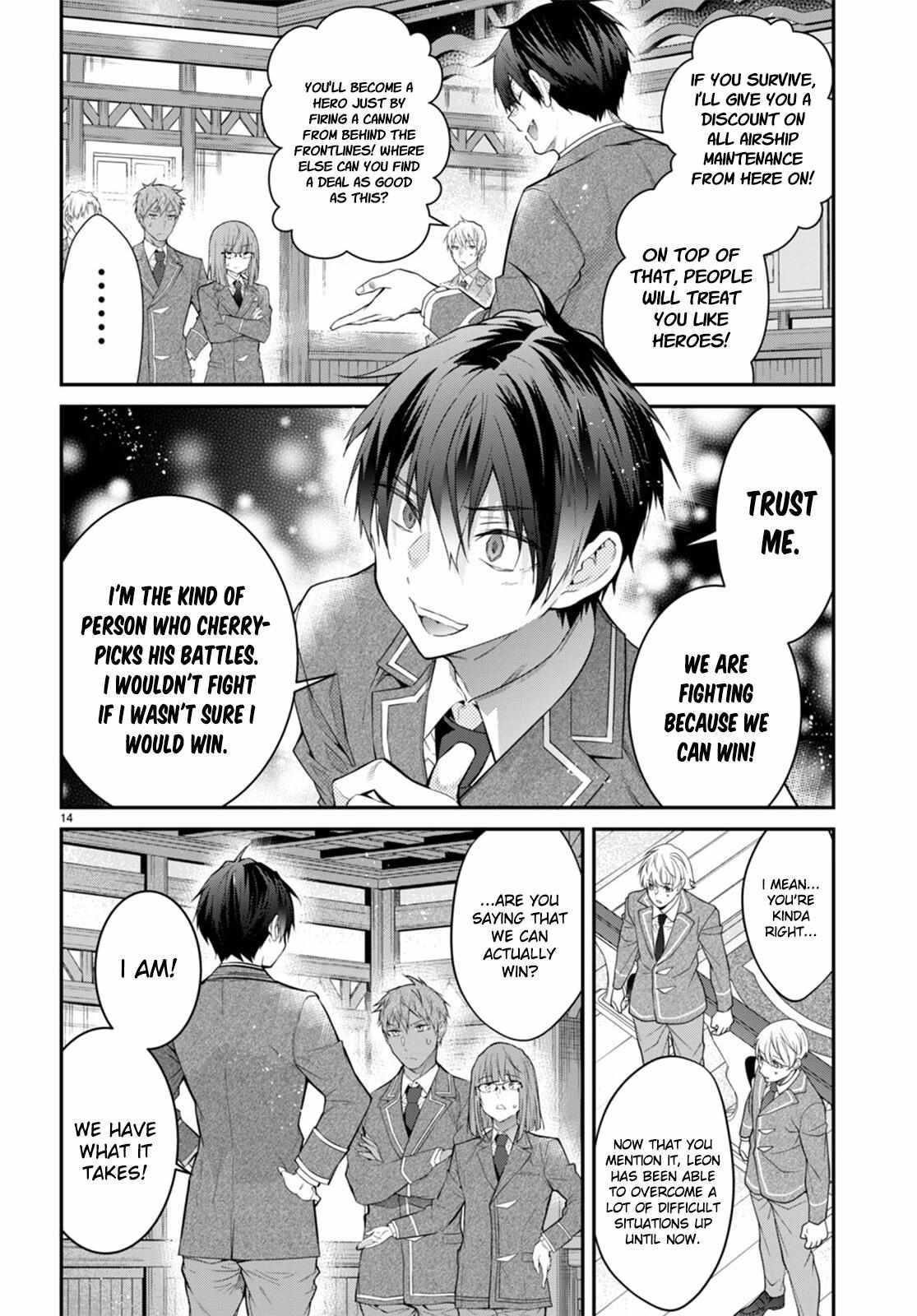 Otome Game Sekai wa Mob ni Kibishii Sekai desu Chapter 50 - Page 14