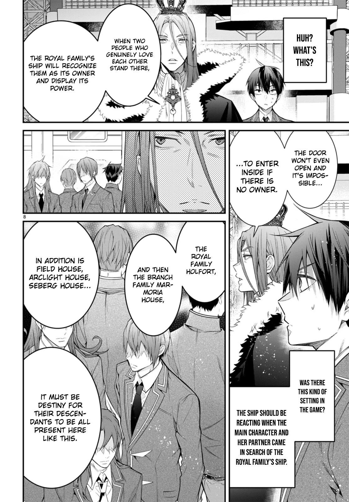 Otome Game Sekai wa Mob ni Kibishii Sekai desu Chapter 54 - Page 8