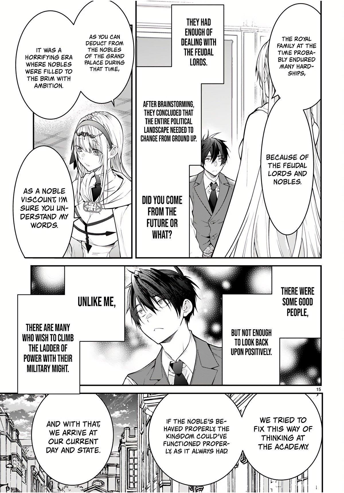 Otome Game Sekai wa Mob ni Kibishii Sekai desu Chapter 64 - Page 15