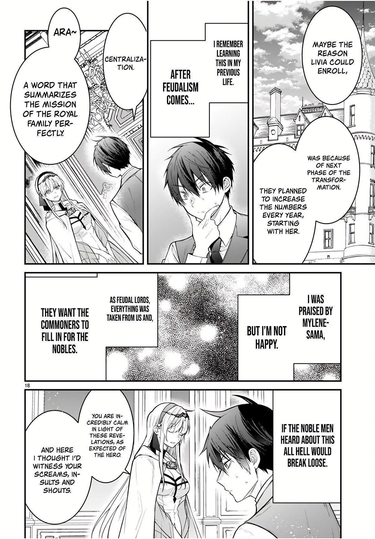 Otome Game Sekai wa Mob ni Kibishii Sekai desu Chapter 64 - Page 18