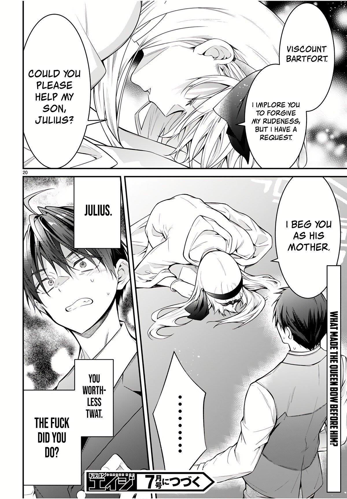 Otome Game Sekai wa Mob ni Kibishii Sekai desu Chapter 64 - Page 20