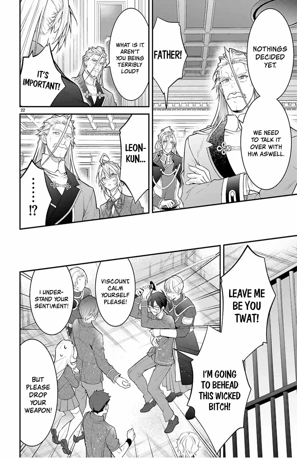 Otome Game Sekai wa Mob ni Kibishii Sekai desu Chapter 65 - Page 22