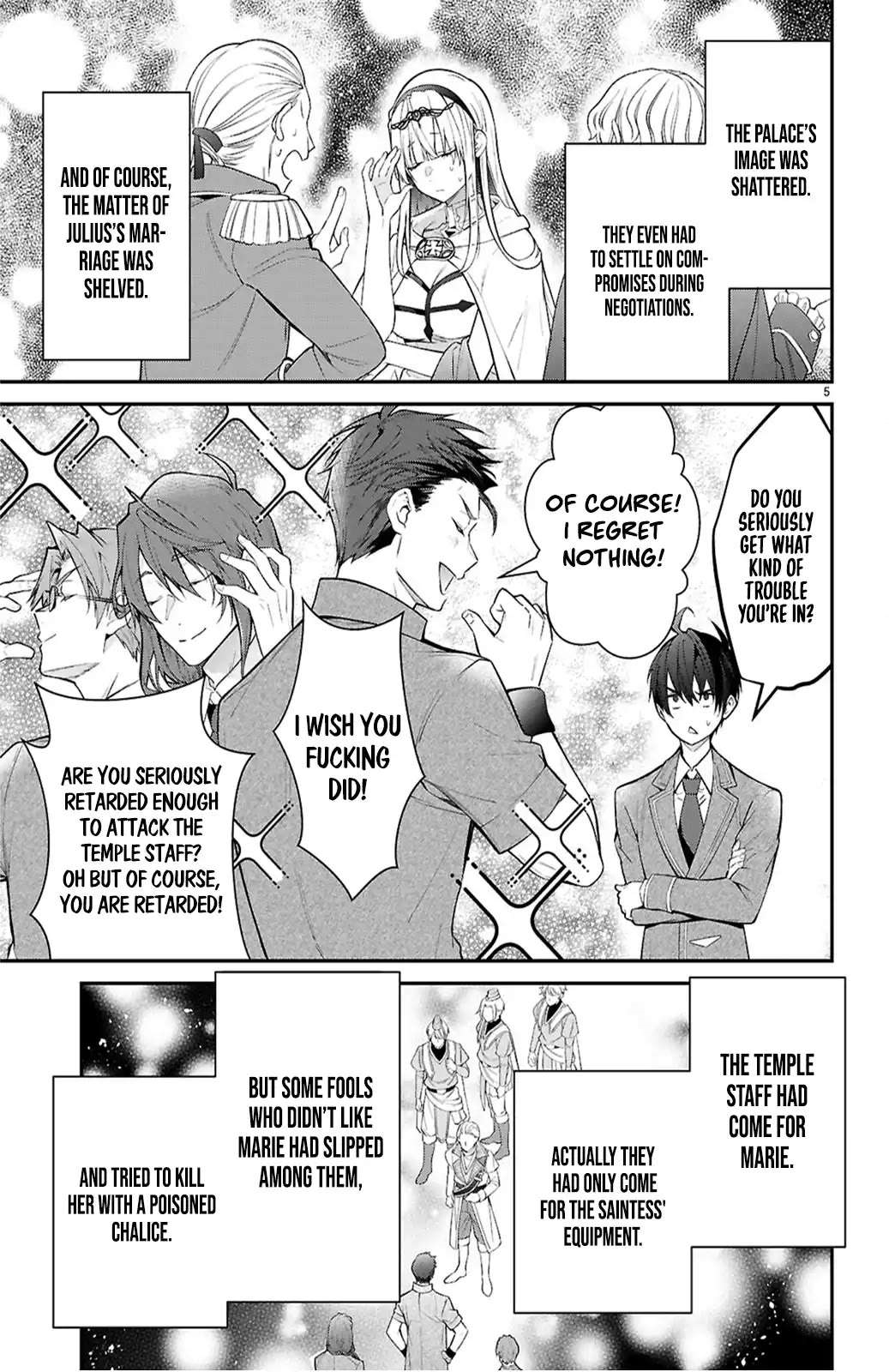 Otome Game Sekai wa Mob ni Kibishii Sekai desu Chapter 65 - Page 5