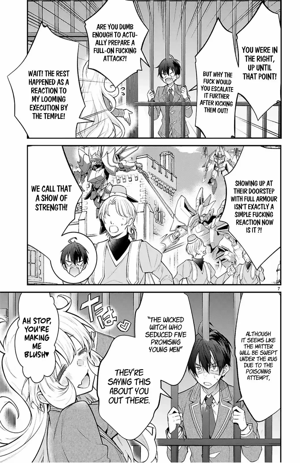 Otome Game Sekai wa Mob ni Kibishii Sekai desu Chapter 65 - Page 7