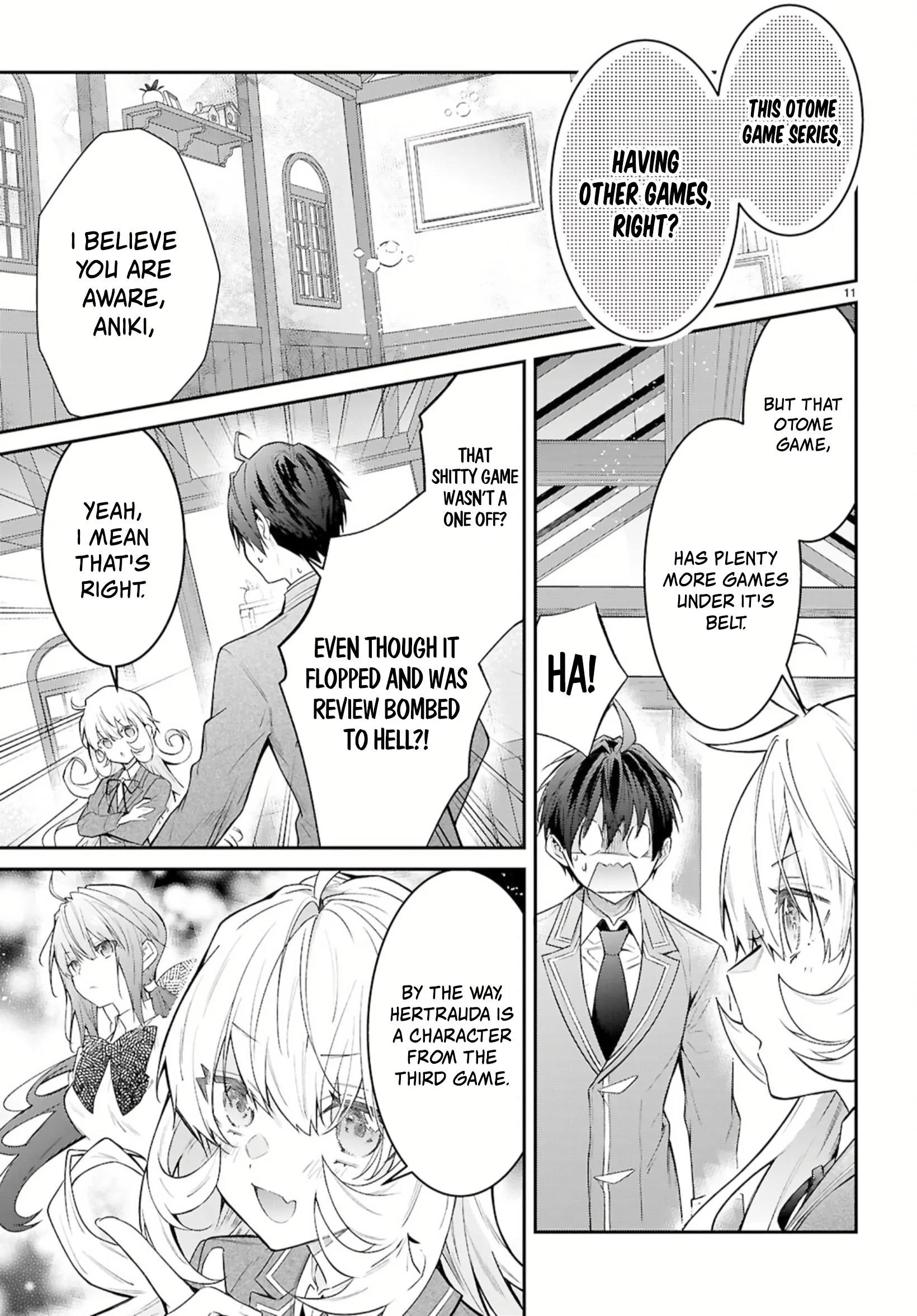 Otome Game Sekai wa Mob ni Kibishii Sekai desu Chapter 67 - Page 11