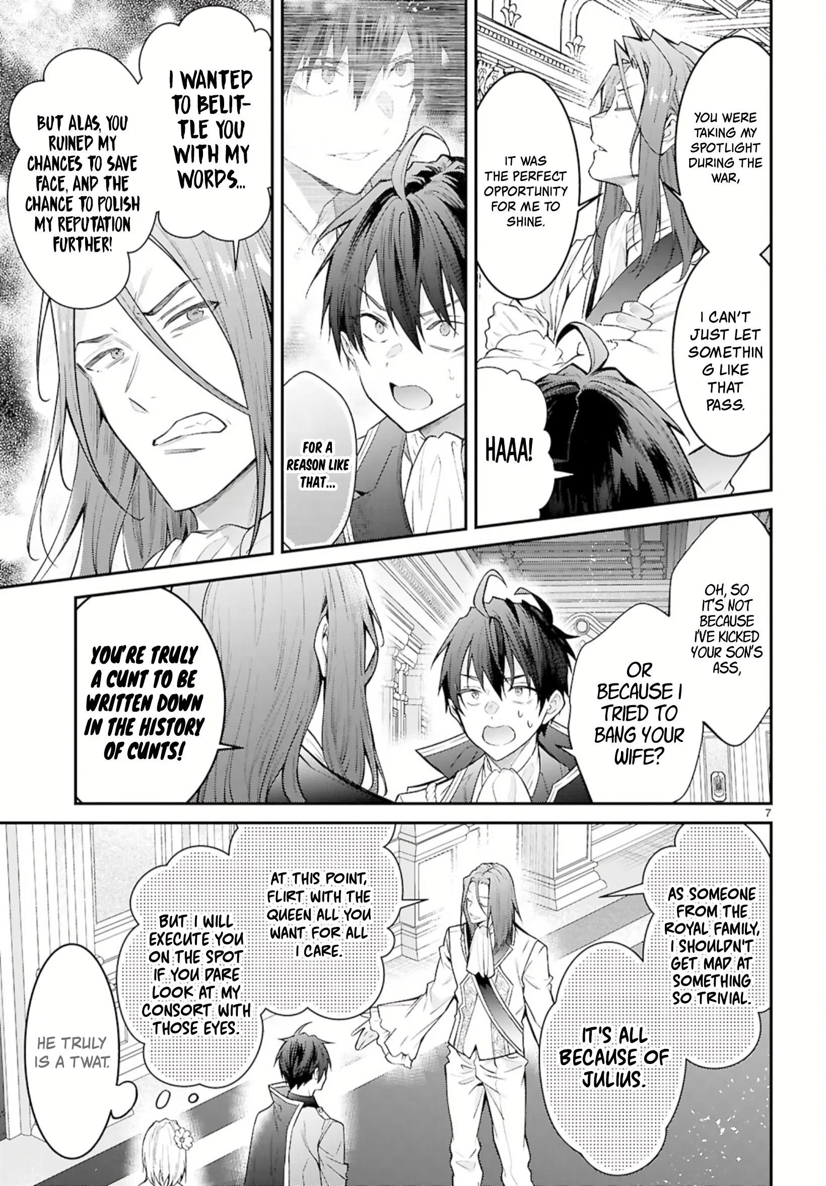 Otome Game Sekai wa Mob ni Kibishii Sekai desu Chapter 67 - Page 7