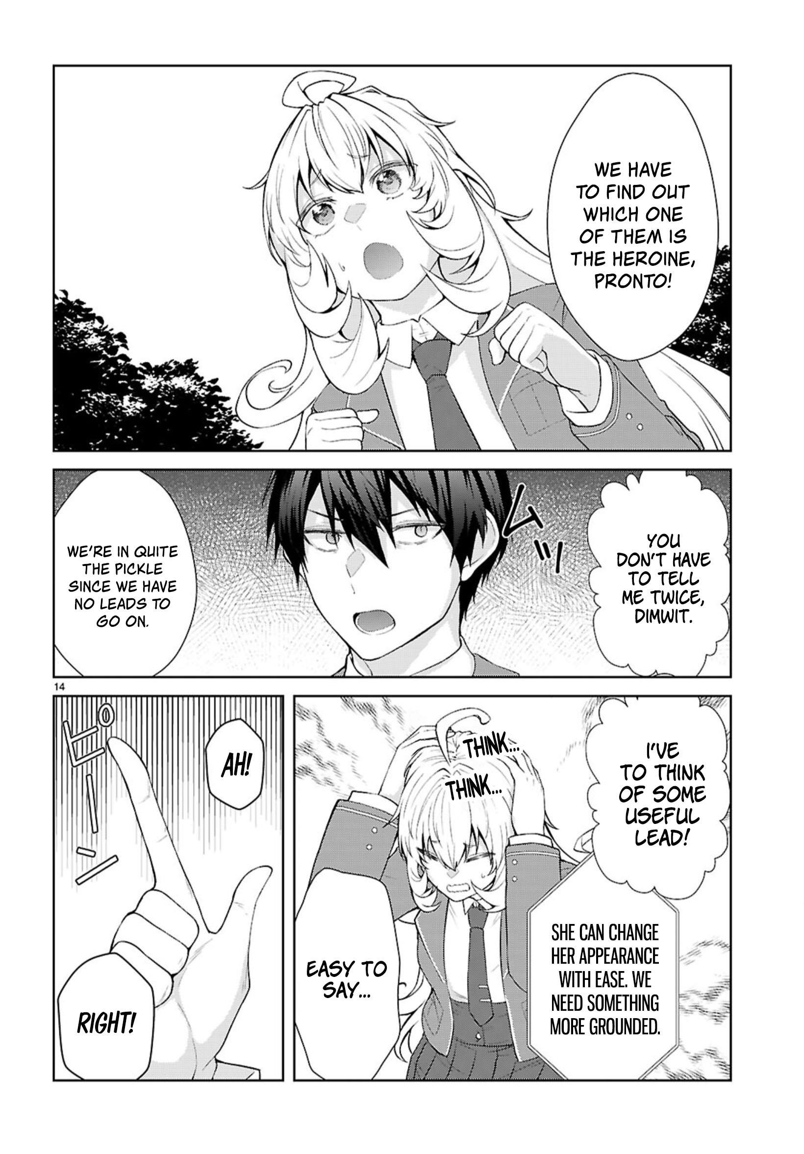 Otome Game Sekai wa Mob ni Kibishii Sekai desu Chapter 70 - Page 14