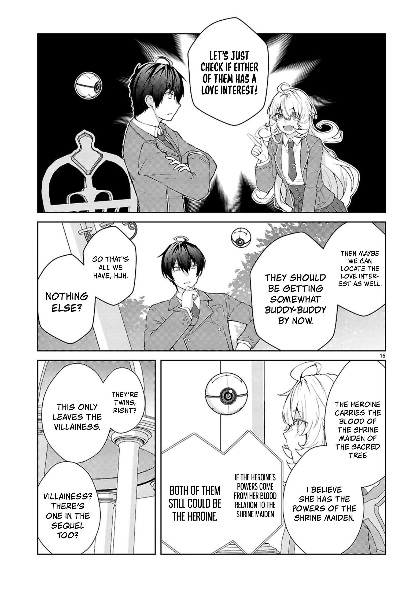 Otome Game Sekai wa Mob ni Kibishii Sekai desu Chapter 70 - Page 15