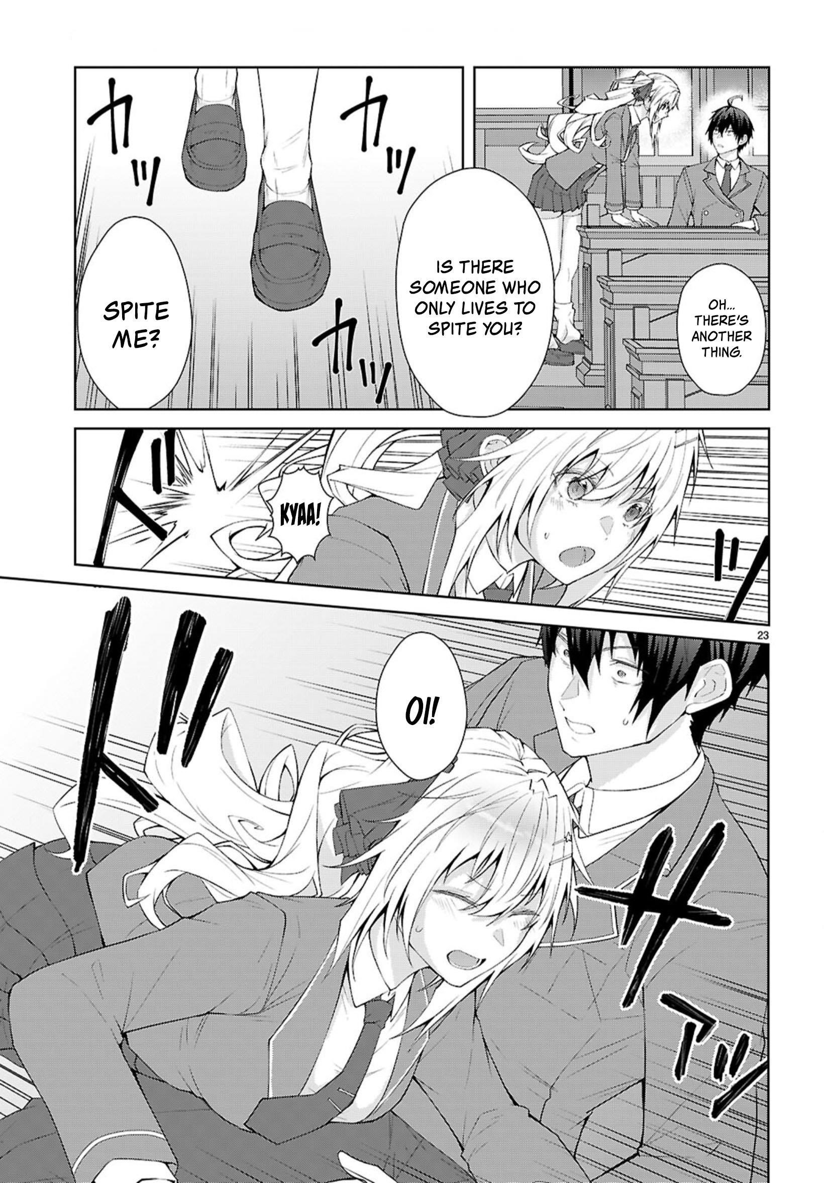 Otome Game Sekai wa Mob ni Kibishii Sekai desu Chapter 70 - Page 23