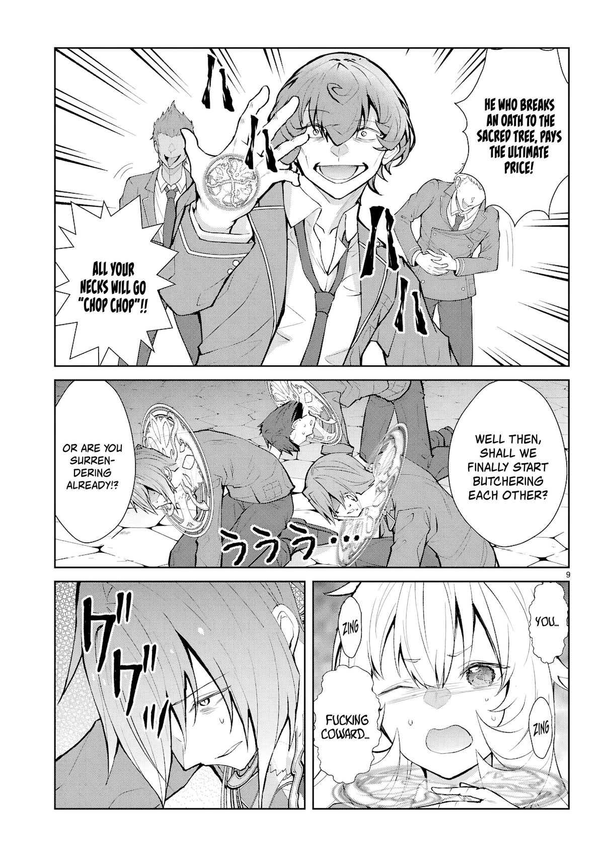 Otome Game Sekai wa Mob ni Kibishii Sekai desu Chapter 73 - Page 9