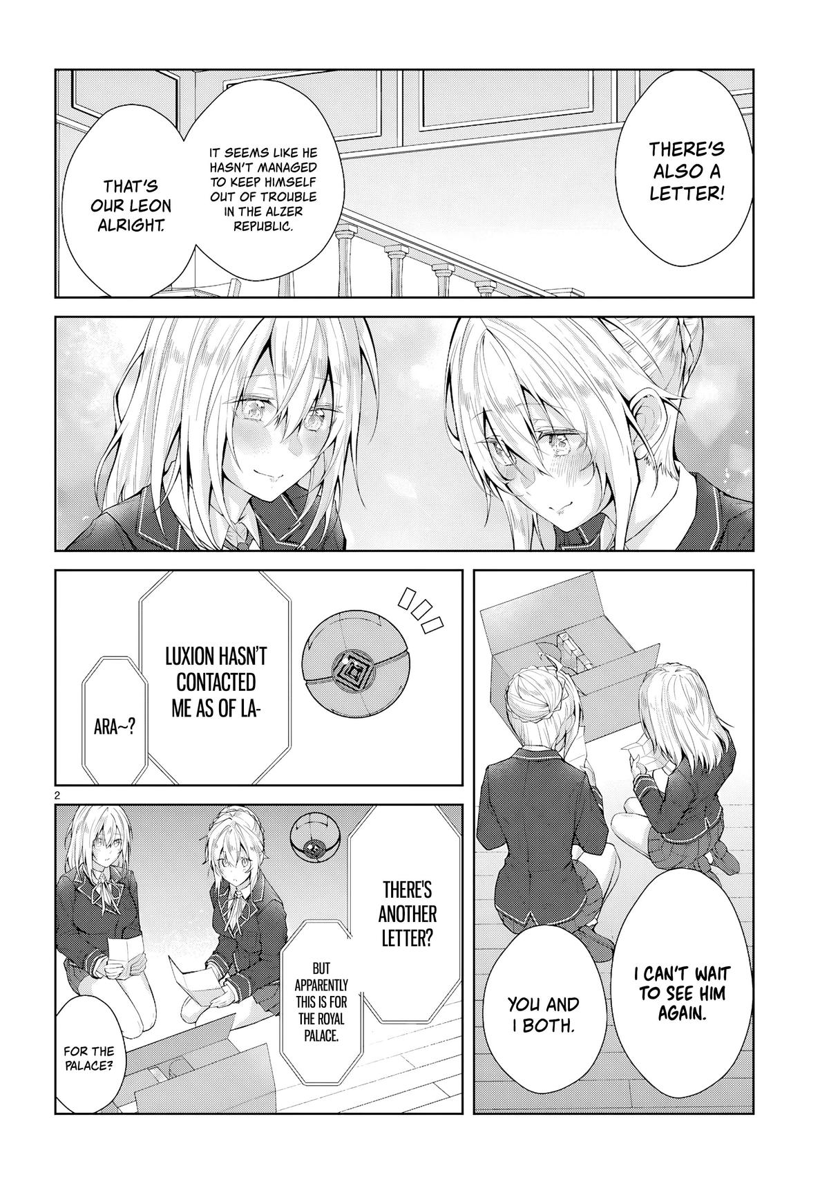Otome Game Sekai wa Mob ni Kibishii Sekai desu Chapter 74 - Page 2