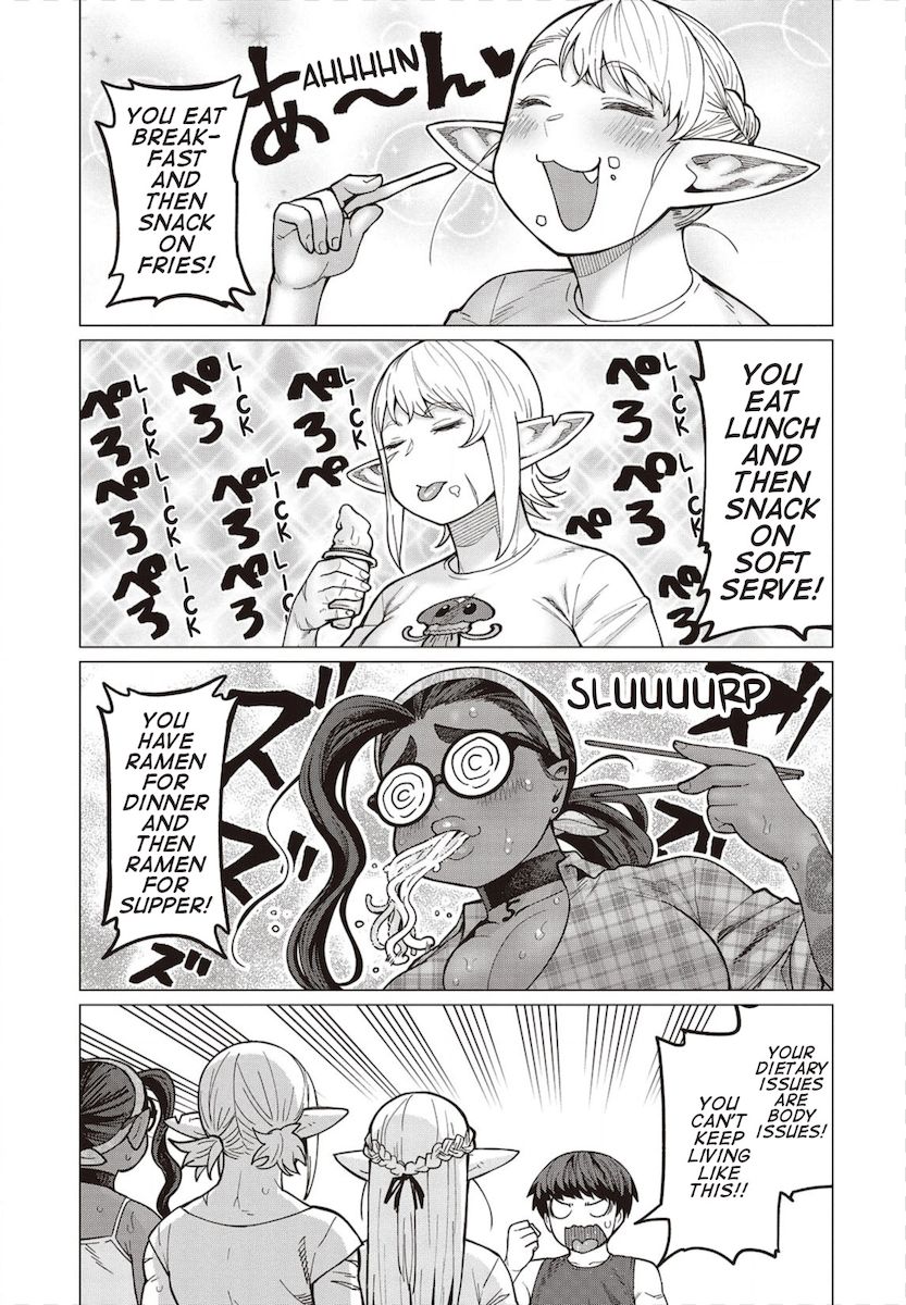 Elf-San Wa Yaserarenai. Chapter 31 - Page 6