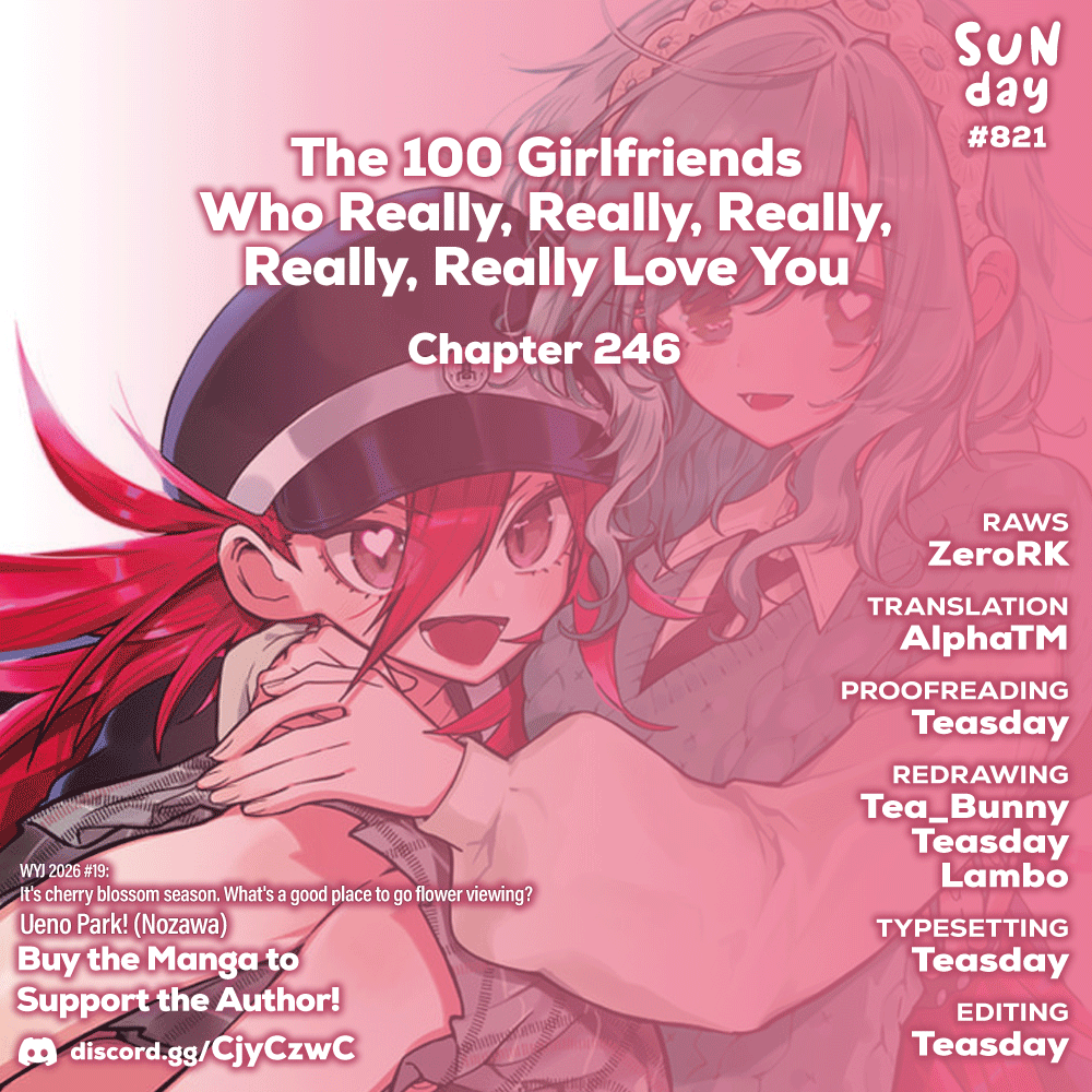 The 100 Girlfriends Who Really, Really, Really, Really, Really Love You Chapter 246 - Page 1