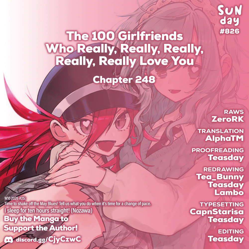 The 100 Girlfriends Who Really, Really, Really, Really, Really Love You Chapter 248 - Page 1