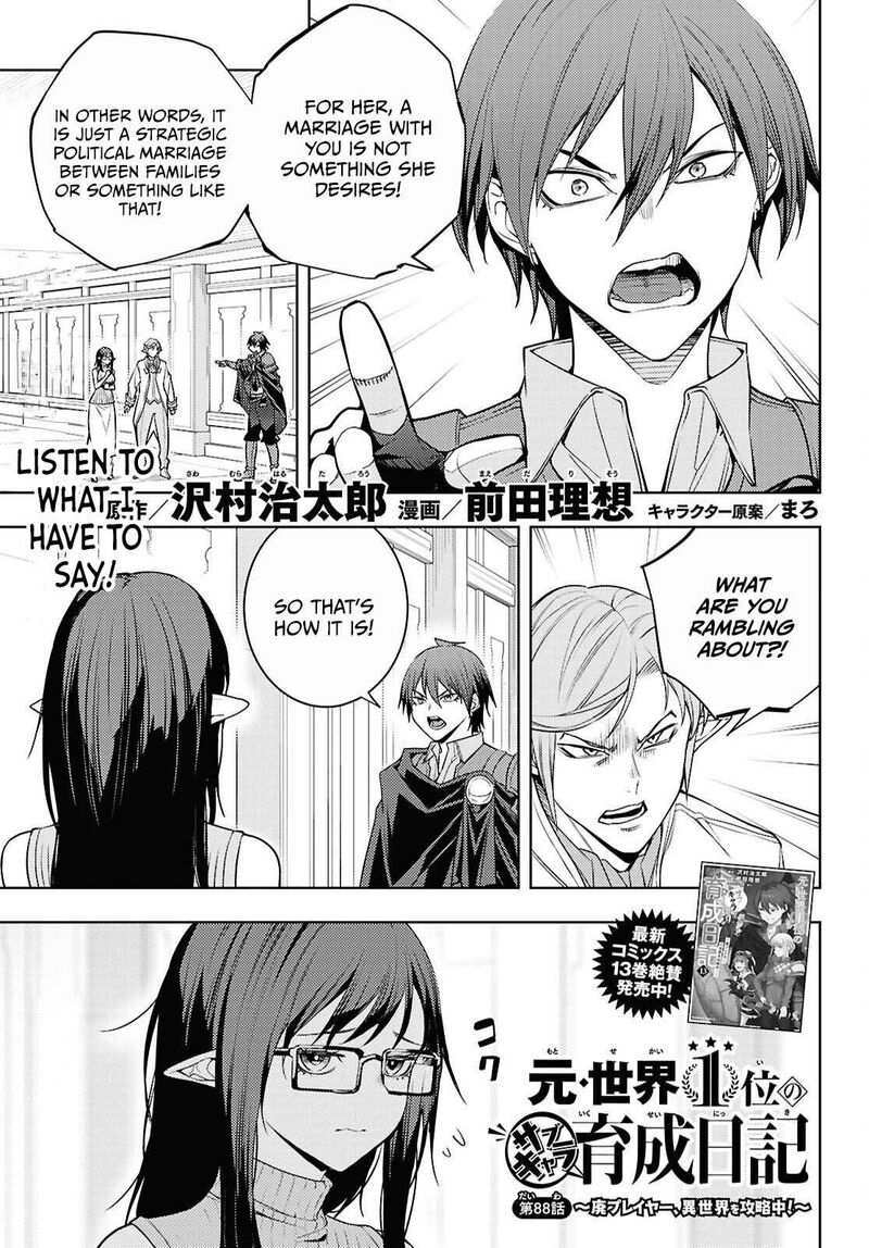 The Former Top 1’s Sub-Character Training Diary ~A Dedicated Player Is Currently Conquering Another World!~ Chapter 88 - Page 1